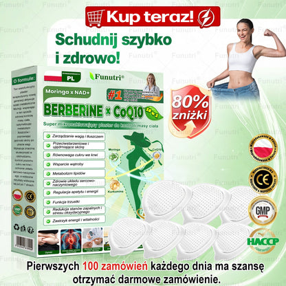 Oficjalny Sklep 👩‍⚕️👩‍⚕️Funutri® 10 w 1 metaboliczny wyszczuplający plaster z nanomikroigłami  (Tylo raz dziennie – widoczne zmiany już w 7 dni)Wsparcie przy otyłości, cukrzycy, bezdechu sennym, problemach ze stawami i nie tylko👩‍⚕️👩‍⚕️👩‍⚕️👩‍⚕️