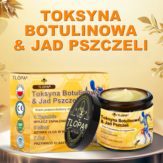 🦴𝑷𝒖𝒓𝐞𝐿𝒖𝒙𝐨® Toksyna botulinowa i jad pszczeli Krem przeciwbólowy do gojenia kości🔥