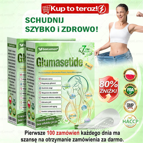 👩‍⚕️Oficjalny Sklep | 🎁 Pureluxo® 𝐆𝐥𝐮𝐦ase𝐭𝐢𝐝𝐞 𝟖 𝐰 𝟏 Smukły i Zdrowy Nano Plaster z Mikronakłuciami 🇵🇱(Tylko raz dziennie, widoczne zmiany już w 7 dni)✅ Na otyłość, 🅛🅞🅞🅢🅔 🅢🅚🅘🅝 wiotką skórę, cukrzycę, bezdech senny, problemy ze stawami i wiele więcej🎅🎅🎄🎄🎄🎄