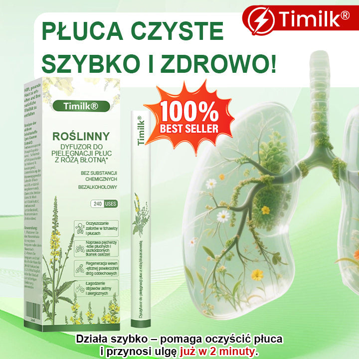 Timilk® Botanical LungCare Dyfuzor z ekstraktem z dziewanny🔥