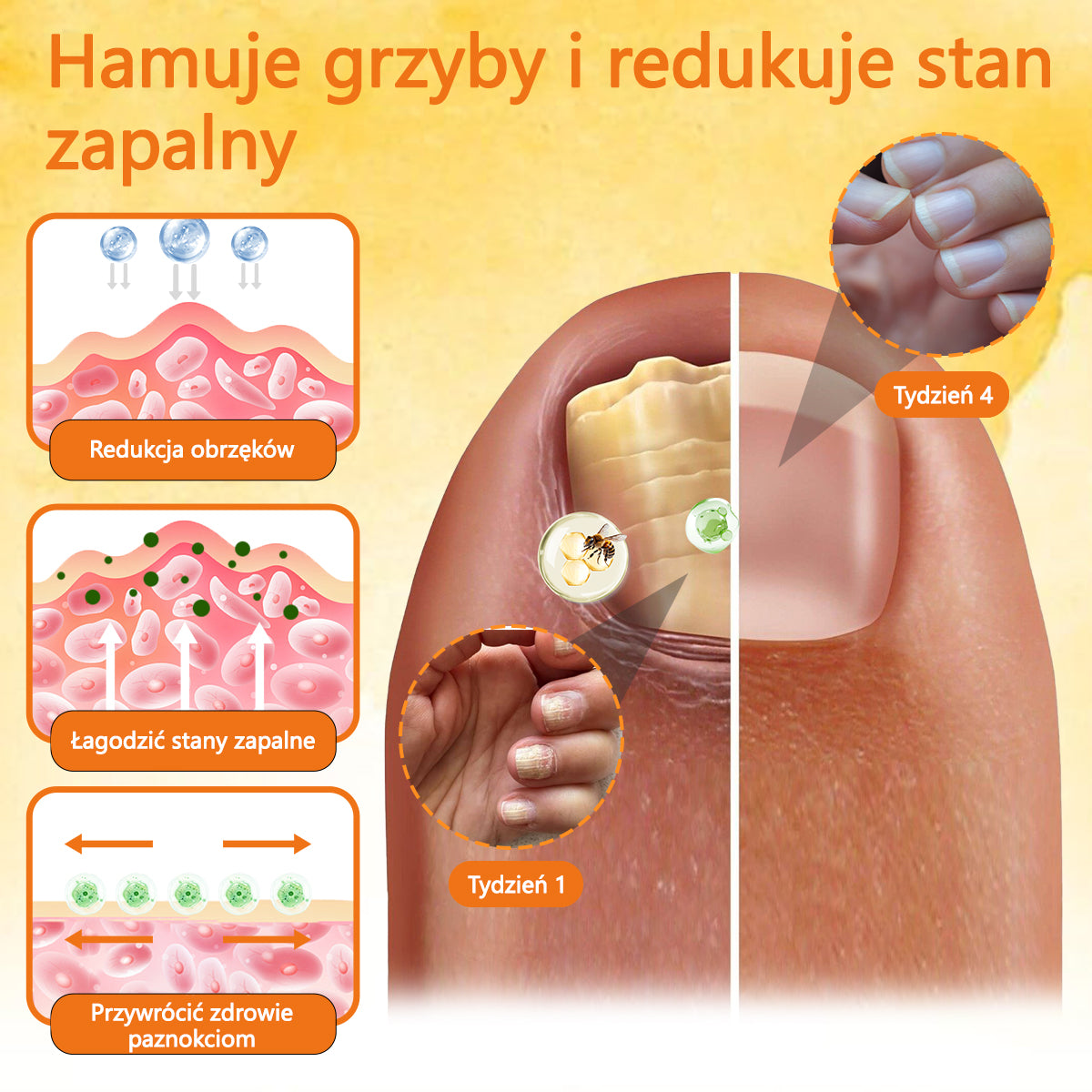 👣Spray z jadem pszczelim na paznokcie✅ Certyfikowany przez PTD👣