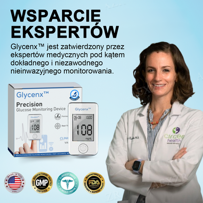Glycenx™🎉🎉Wyprzedaż Noworoczna🎉- Rabat - 𝟟𝟘% 🅾🅵🅵 Dokładne urządzenie do pomiaru poziomu glukozy we krwi🍀