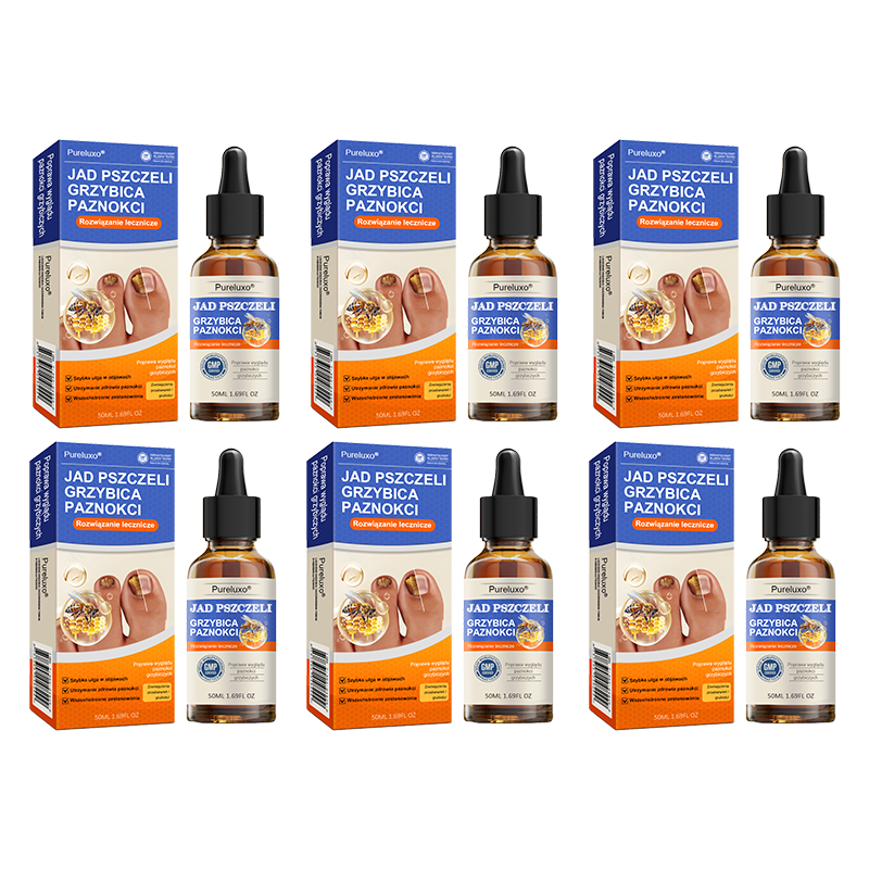 🐝👣Pureluxo® Bienengift Nagelpilz Leczenie: Całkowite rozwiązanie problemu grzybicy paznokci🌟👣👣