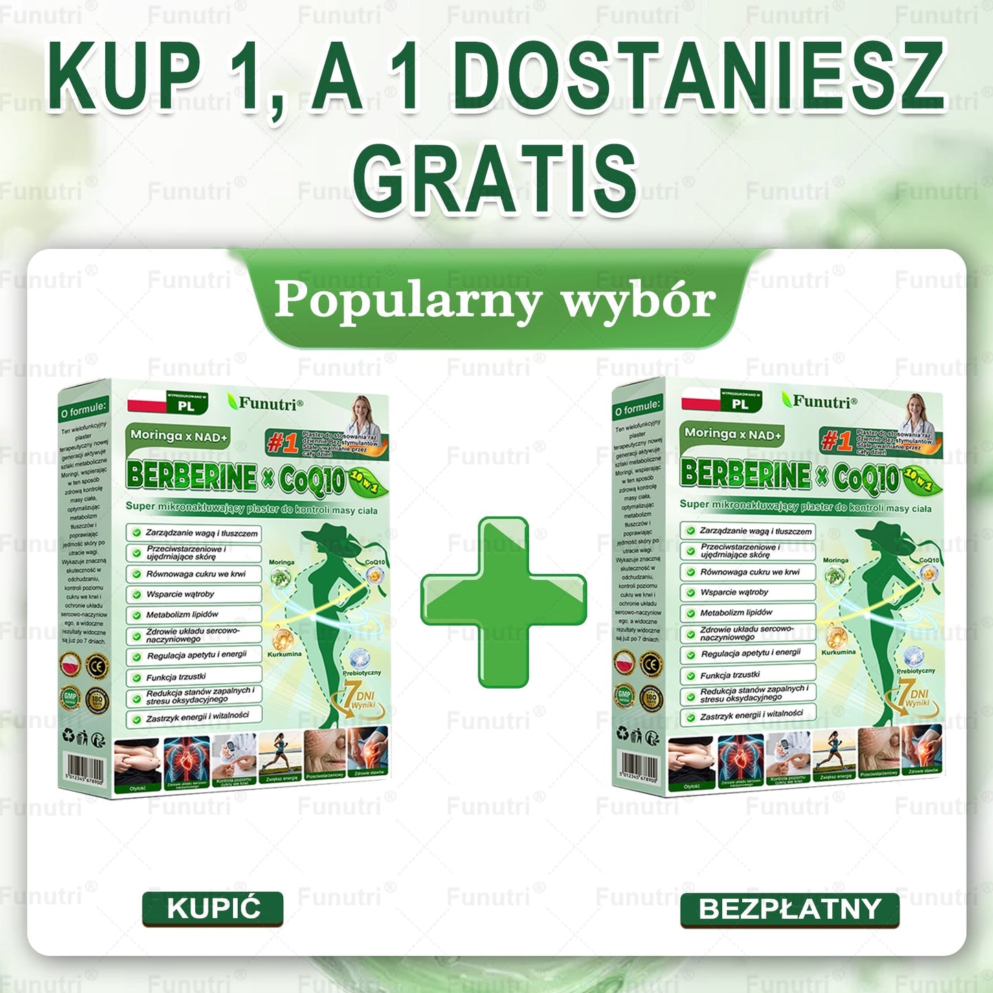Oficjalny Sklep 👩‍⚕️👩‍⚕️Funutri® 10 w 1 metaboliczny wyszczuplający plaster z nanomikroigłami  (Tylo raz dziennie – widoczne zmiany już w 7 dni)Wsparcie przy otyłości, cukrzycy, bezdechu sennym, problemach ze stawami i nie tylko👩‍⚕️👩‍⚕️👩‍⚕️👩‍⚕️