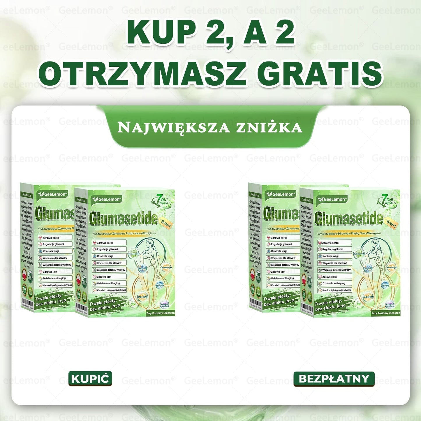 👩‍⚕️Oficjalny Sklep | 🎁 Pureluxo® 𝐆𝐥𝐮𝐦ase𝐭𝐢𝐝𝐞 𝟖 𝐰 𝟏 Smukły i Zdrowy Nano Plaster z Mikronakłuciami 🇵🇱(Tylko raz dziennie, widoczne zmiany już w 7 dni)✅ Na otyłość, 🅛🅞🅞🅢🅔 🅢🅚🅘🅝 wiotką skórę, cukrzycę, bezdech senny, problemy ze stawami i wiele więcej🎅🎅🎄🎄🎄🎄