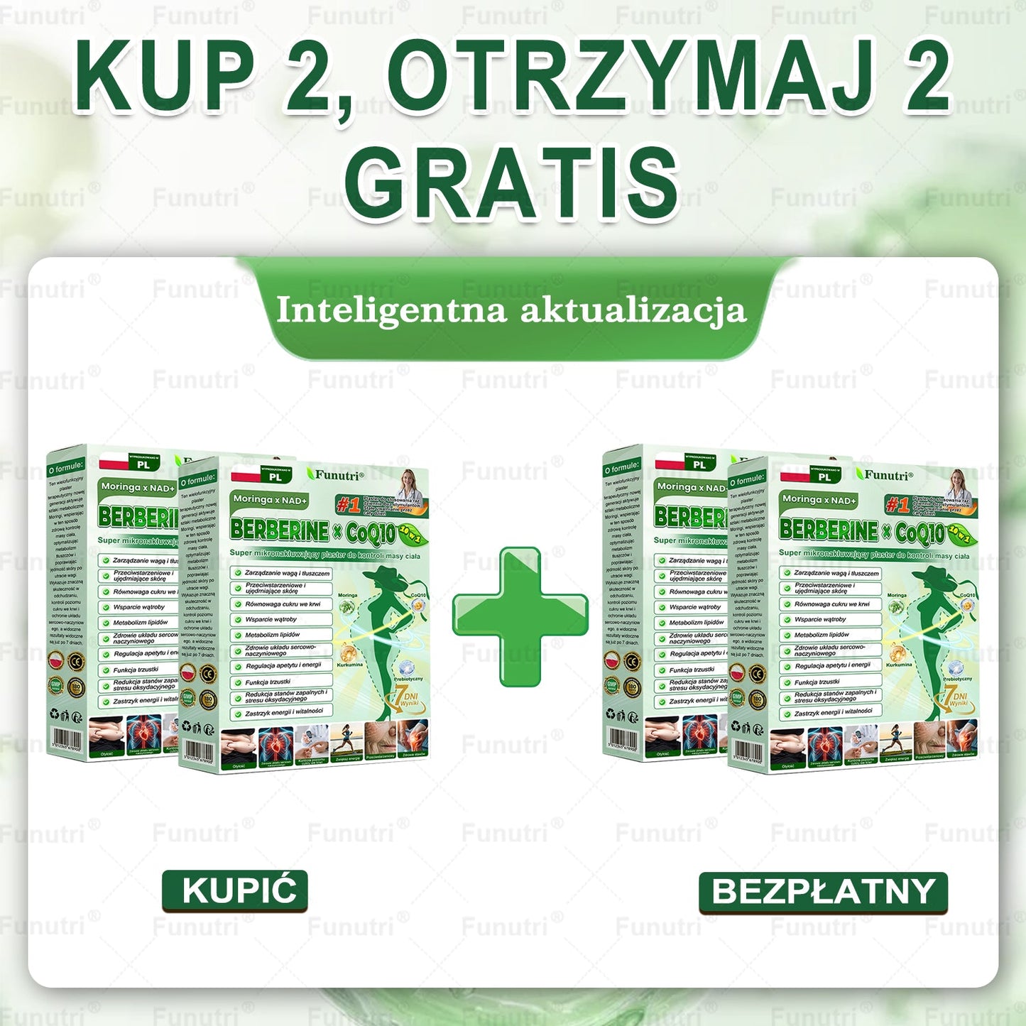 Oficjalny Sklep 👩‍⚕️👩‍⚕️Funutri® 10 w 1 metaboliczny wyszczuplający plaster z nanomikroigłami  (Tylo raz dziennie – widoczne zmiany już w 7 dni)Wsparcie przy otyłości, cukrzycy, bezdechu sennym, problemach ze stawami i nie tylko👩‍⚕️👩‍⚕️👩‍⚕️👩‍⚕️
